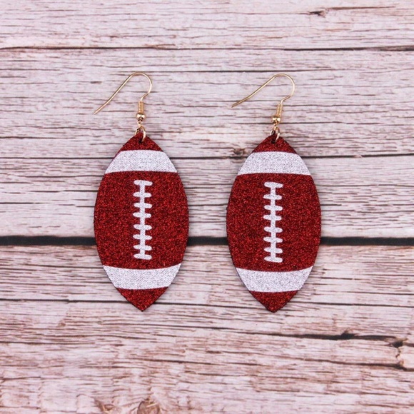 One Blessed Nana Jewelry - 🏈HOST PICK🏈 NWT  *BOUTIQUE* FOOTBALL EARRINGS